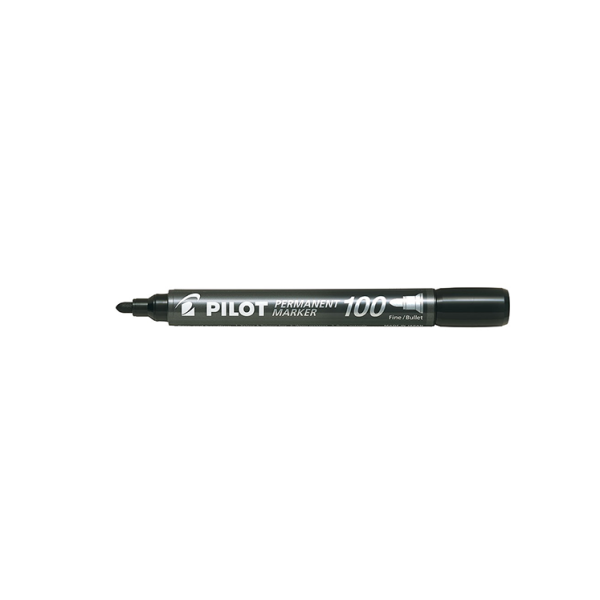Rotulador Pilot Marker 100 Negro (12)