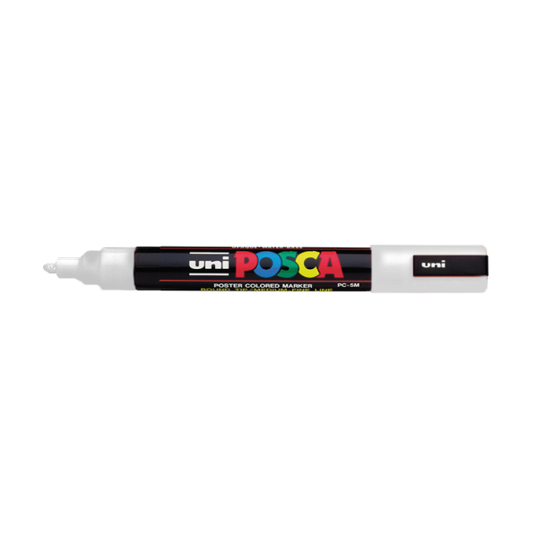 Rotulador Uni Posca PC-5M Blanco (6)