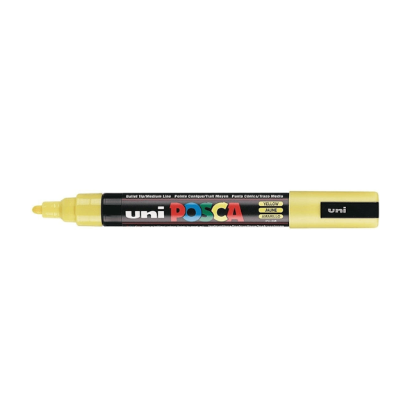 Rotulador Uni Posca PC-5M Amarillo (6)