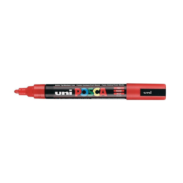 Rotulador Uni Posca PC-5M Rojo (6)