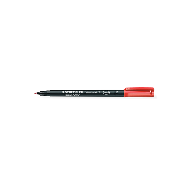 Rotulador Staedtler Lumocolor F 318 Rojo (10)