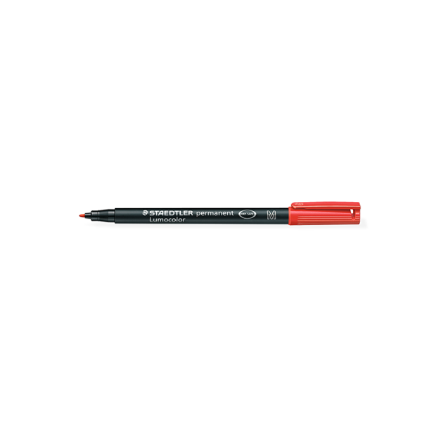 Rotulador Staedtler Lumocolor M 317 Rojo (10)