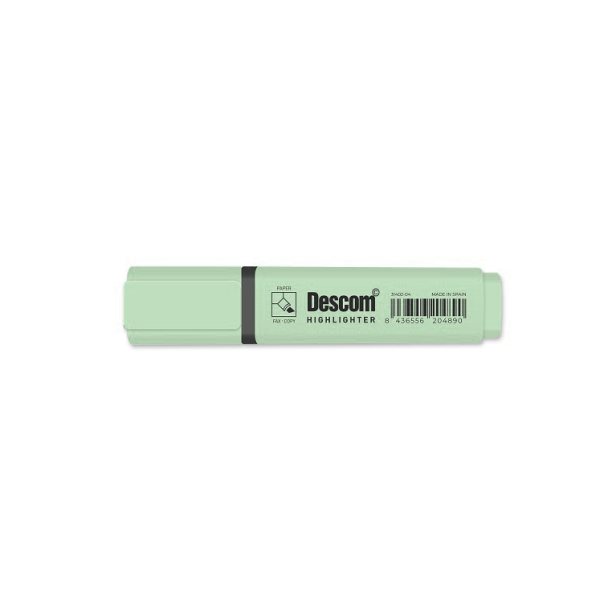 Marcador Descom fluorescente pastel Verde (10)