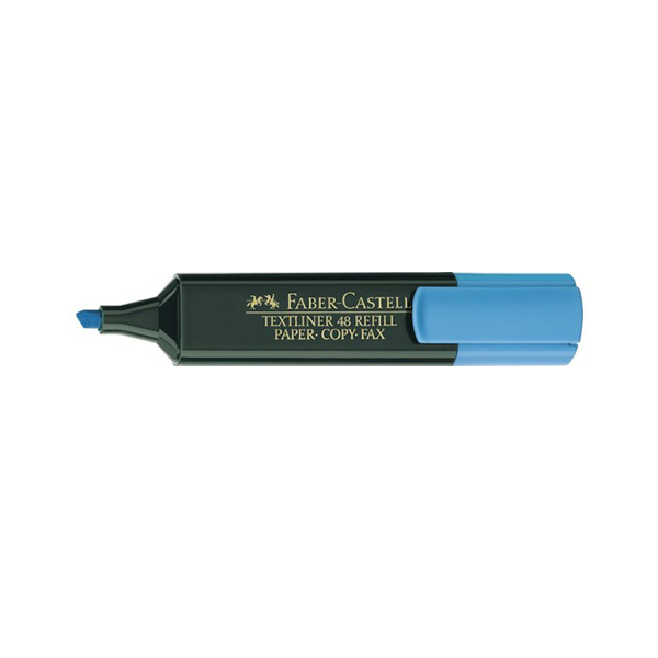 ¿¿Marcador Faber Textliner 48 Azul (10)