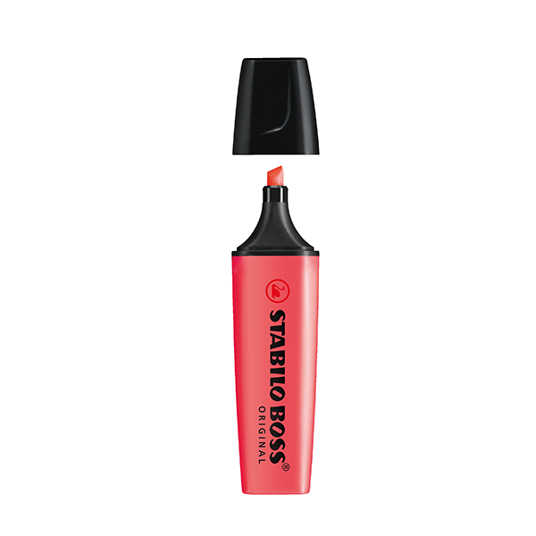 Marcador Stabilo Boss original Rojo 70/40 (10)