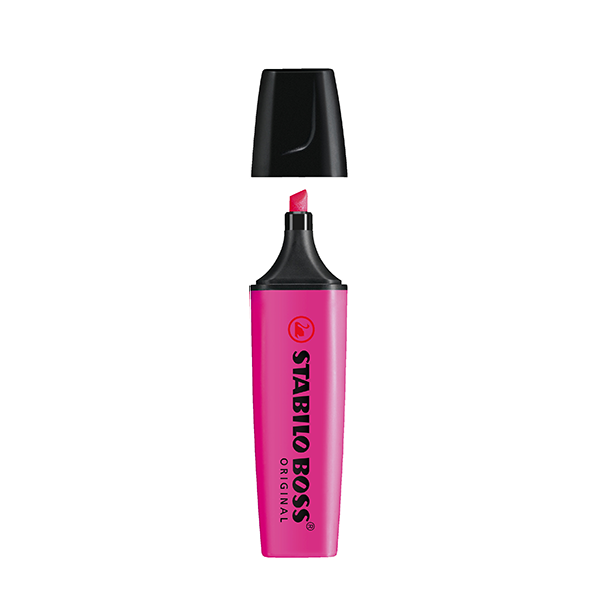 Marcador Stabilo Boss original Rosa 70/56 (10)