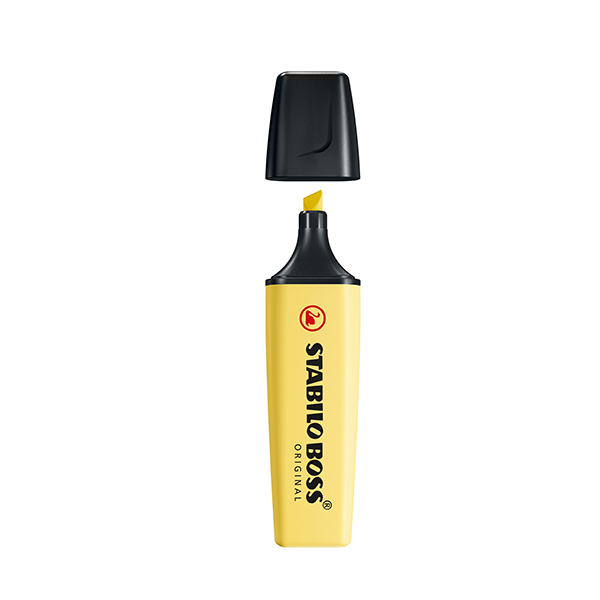 Marcador Stabilo Boss original pastel Amarillo 70/144 (10)