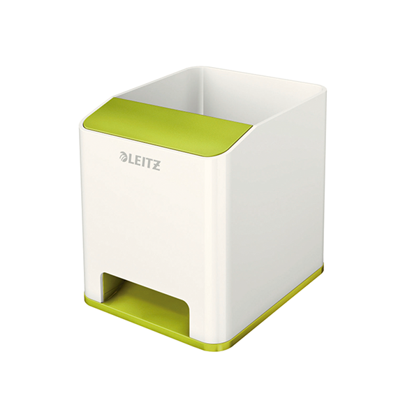 Cubilete Leitz WOW DUAL Verde metaliz./blanco