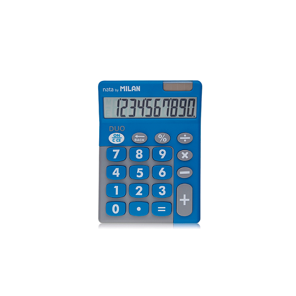 Calculadora Milan Duo azul (1)