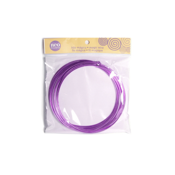 Hilo aluminio flexible 1 mm. Lavanda