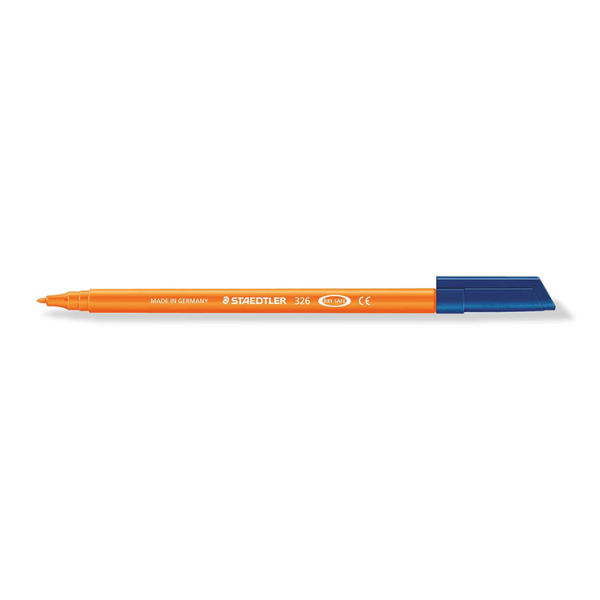 Rotulador Staedtler 326. Naranja. Caja 10