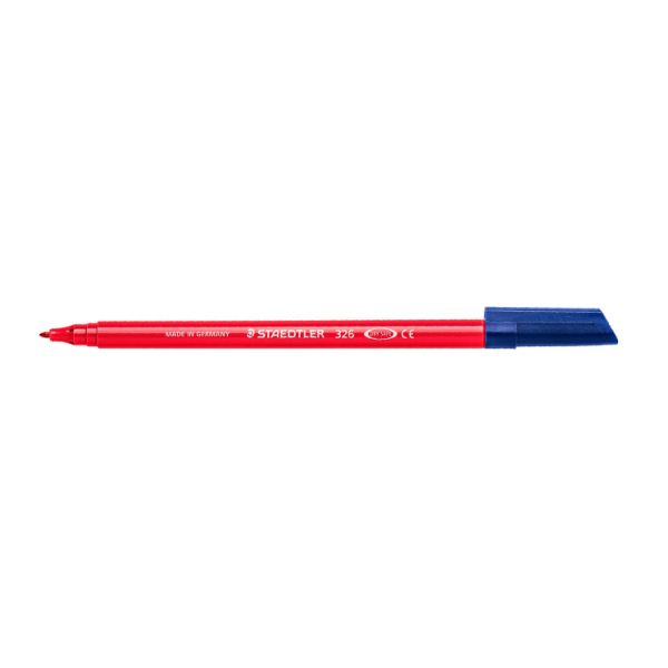 Rotulador Staedtler 326. Rojo. Caja 10