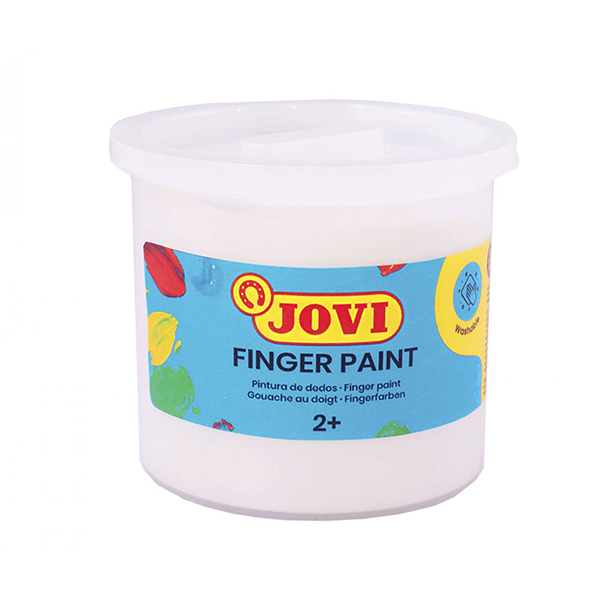 Pintura dedos Jovi 125 ml. Blanco (5)