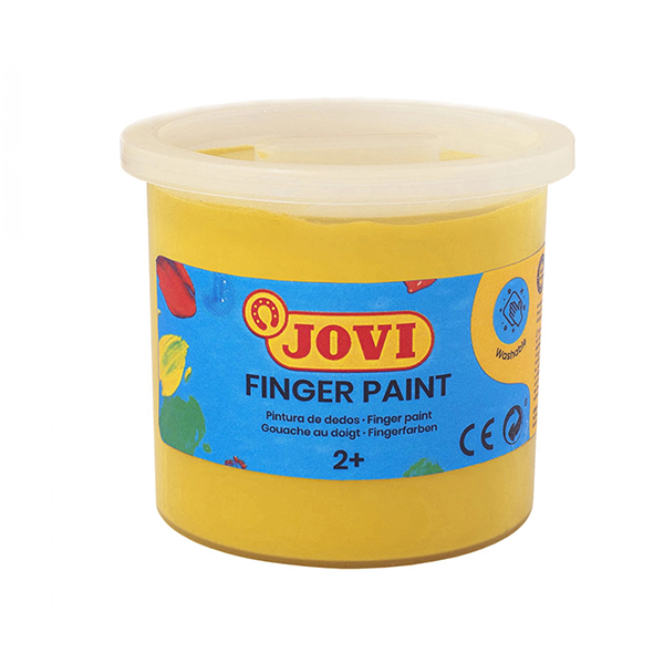 Pintura dedos Jovi 125 ml. Amarillo (5)