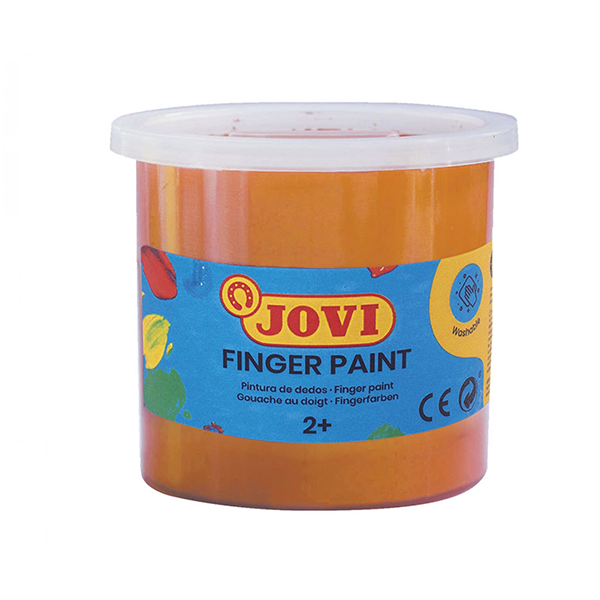 Pintura dedos Jovi 125 ml. Naranja (5)