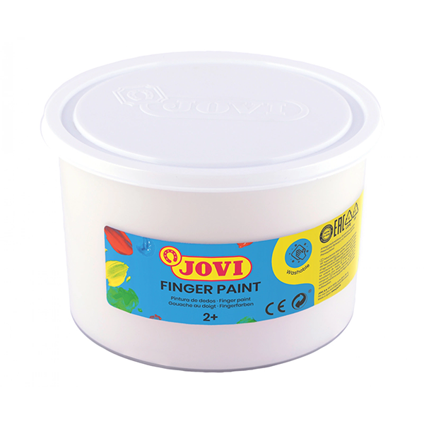 Pintura dedos Jovi 500 ml. Blanco (12)