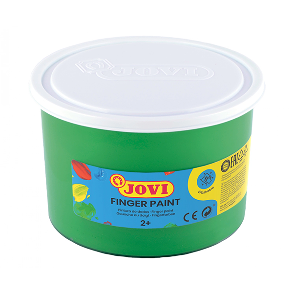 Pintura dedos Jovi 500 ml. Verde (12)