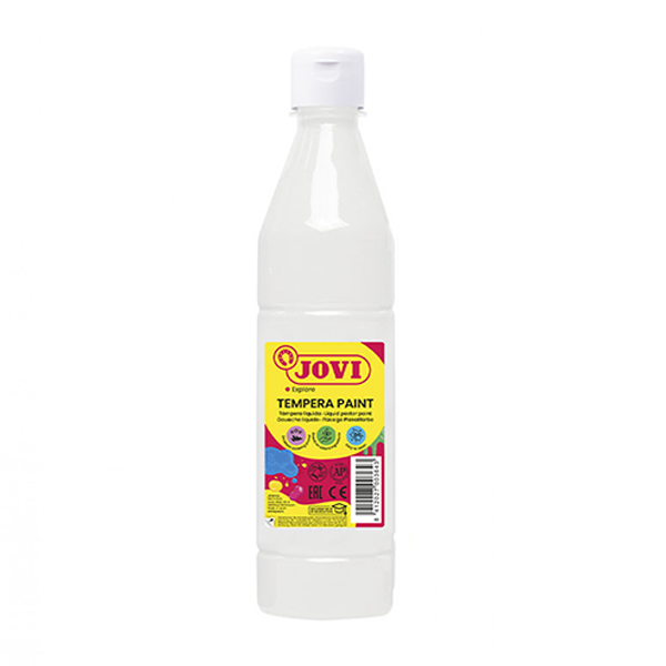 Témpera líquida Jovi 500 ml. Blanco (12)