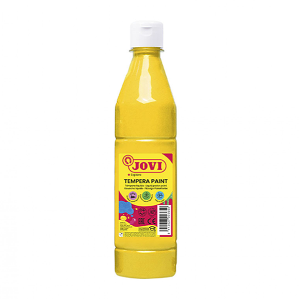 Témpera líquida Jovi 500 ml. Amarillo (12)