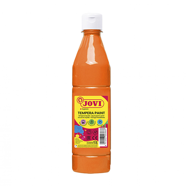 Témpera líquida Jovi 500 ml. Naranja (12)