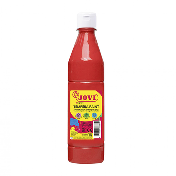 Témpera líquida Jovi 500 ml. Rojo (12)