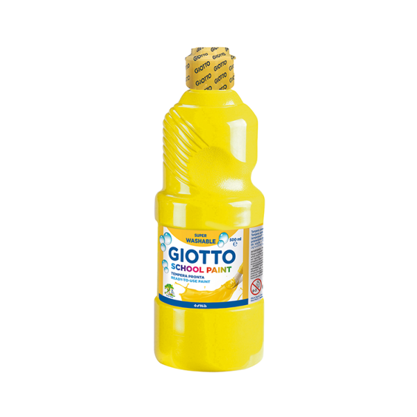 Témpera líquida Giotto 500 ml. Amarillo (6)