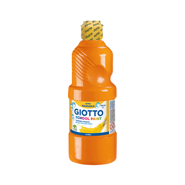 Témpera líquida Giotto 500 ml. Naranja (6)
