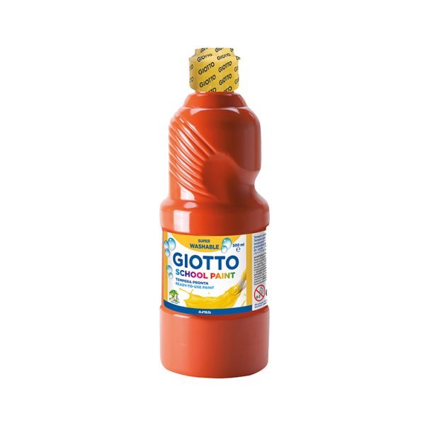 Témpera líquida Giotto 500 ml. Rojo (6)