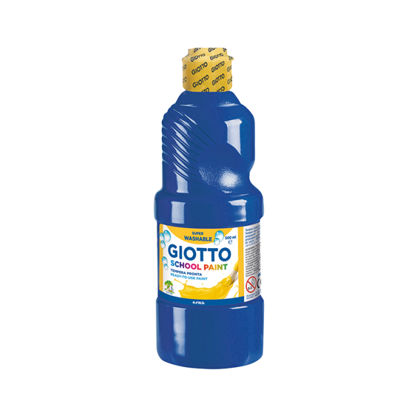 Témpera líquida Giotto 500 ml. Azul oscuro (6)