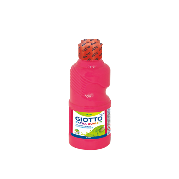 Témpera fluorescente Giotto 250 ml. Rosa (8)