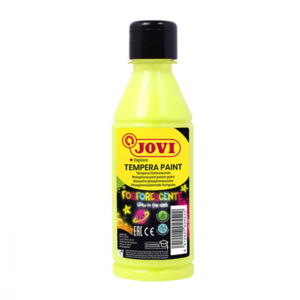 Pintura fosforescente Jovi 250 ml. Amarillo (6)