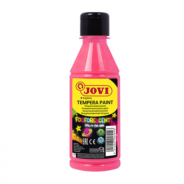 Pintura fosforescente Jovi 250 ml. Magenta