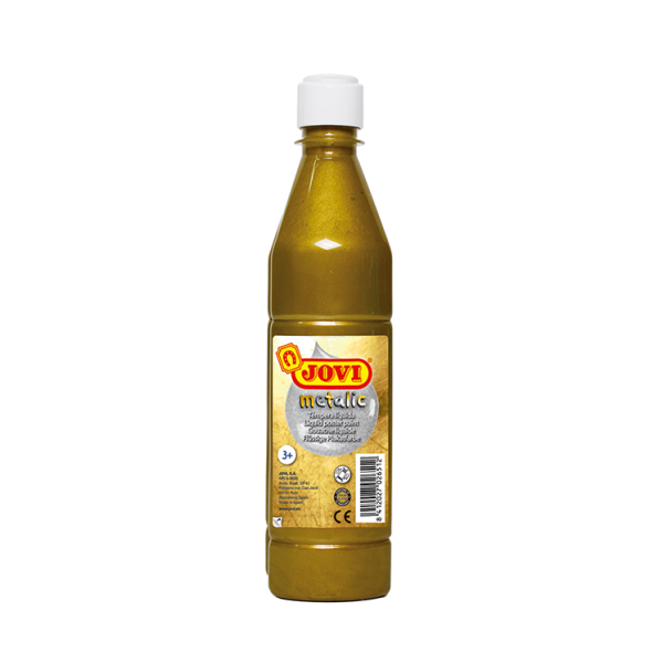 Témpera liquida Jovi metalizada 500 ml. Oro