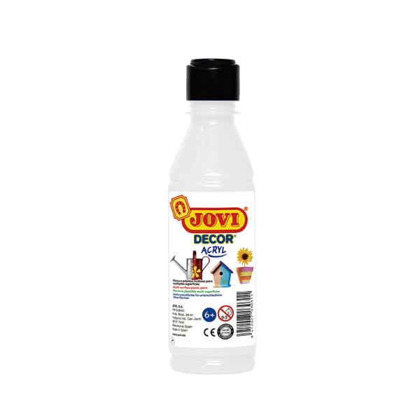 Pintura multiuso Jovidecor 250 ml. Blanca