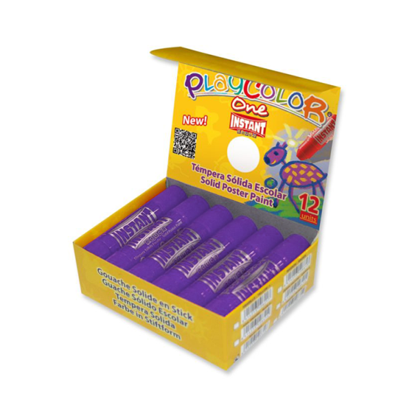 Témpera Playcolor One Lila. Caja 12 (1)