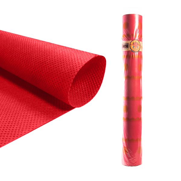 Rollo tejido Royal Bondy 160 cm. x 10 m. Rojo